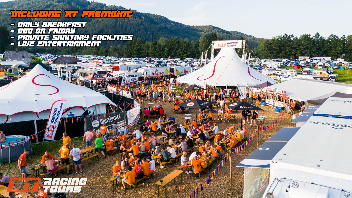 Premium Campingplatz Größe L (50m2) | Großer Preis von Ungarn 2025